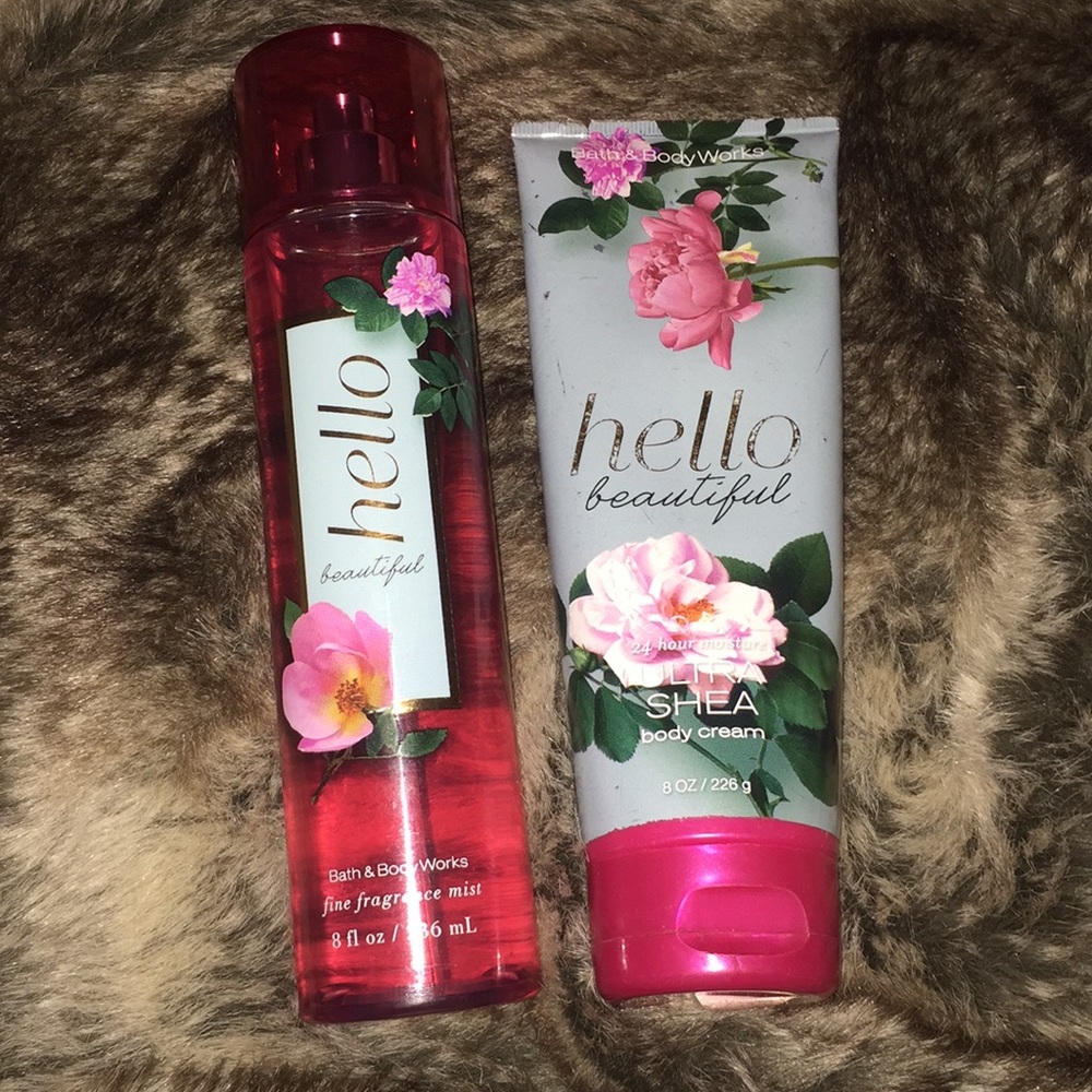 Never been used b&bw mist and body cream